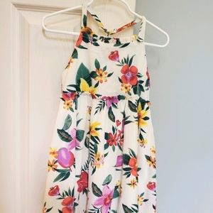 Old Navy Ruffle-Trim Halter Midi Dress, 4T